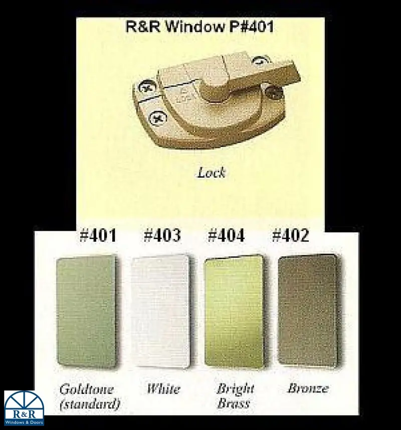 401 Checkrail Window Lock With Integrated Keeper 1