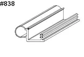 838 Weatherstrip For Pre-2010 Hurd Classic Inswing Patio Doors With Fiberglass Sills 1