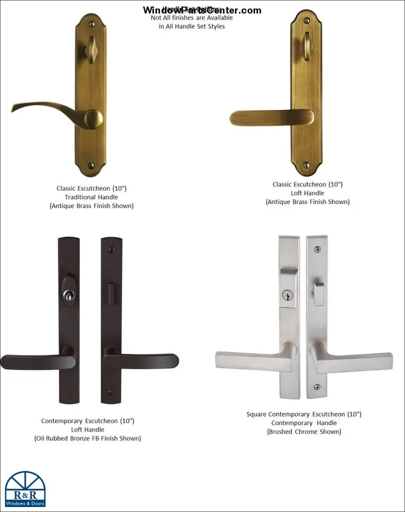 841 Amesbury Truth Sentry® .63 & .03 Semi-Active Handle Set For Gu Multi-Point Systems 1