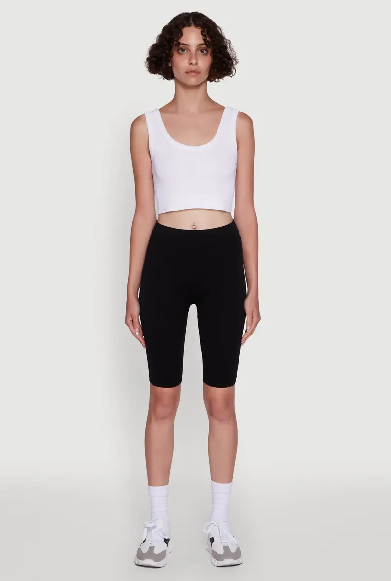 9-Inch Seamless Biker Shorts With Flattering Fit 1
