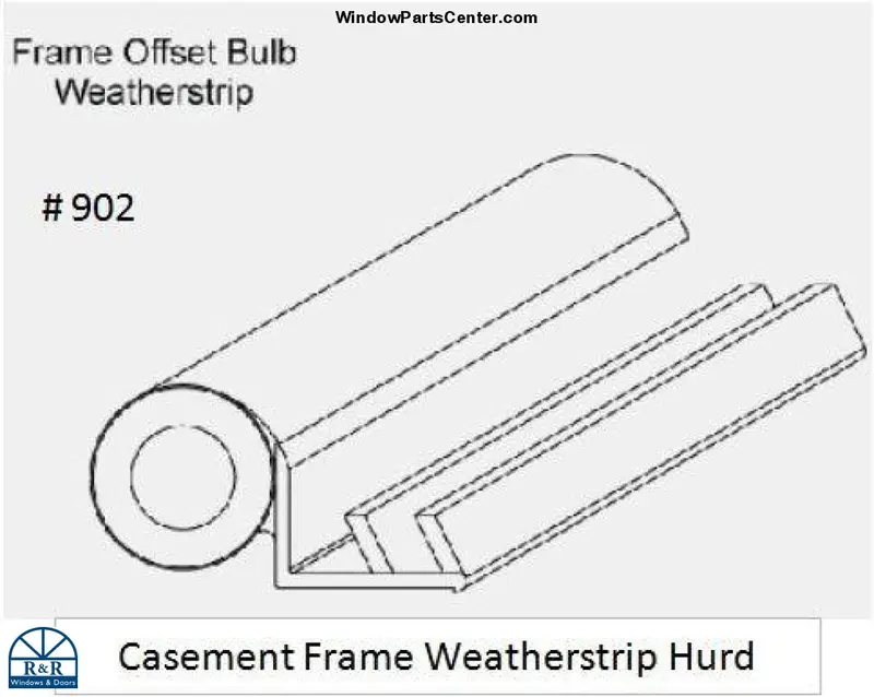 902 Amesburytruth Offset Kerf-Mount Foam-Filled Window Seal 1