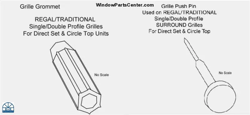 925 Grille Pin And Grommet Combination Kit – 2-Pack 1