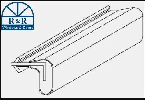 934 Beige Check Rail Weatherstrip For Sliding Or Swinging Doors 1