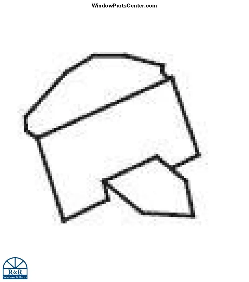 938 Wet-Application Snap-In Putty Glaze Grille Clip – 2 Per Pack 1