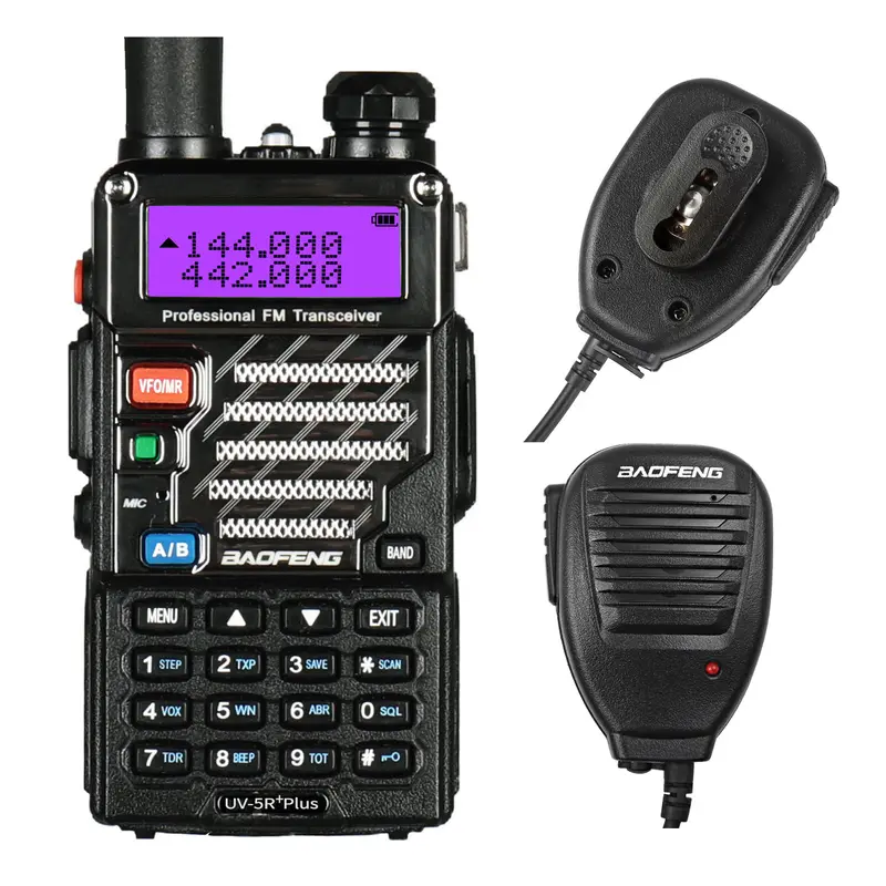 Baofeng Uv-5R Plus Dual-Band Transceiver (4W/1W, 128 Channels, Led Flashlight + Mic) – Discontinued 1