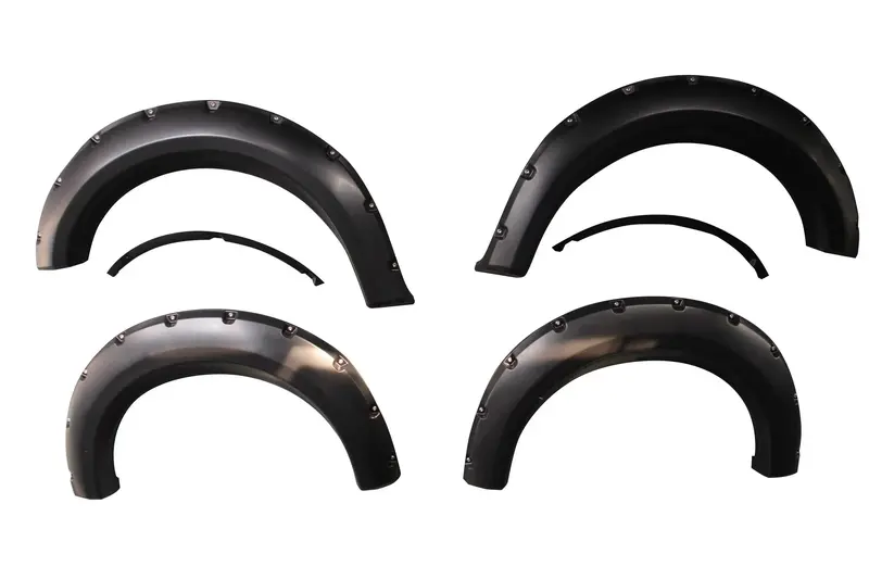Black Horse Off-Road Ff-Fof1-Sm-Pkt-09 Tpo Pocket-Style Fender Flare Set – Compatible With Most Full-Size Trucks Except Ford Raptor 1