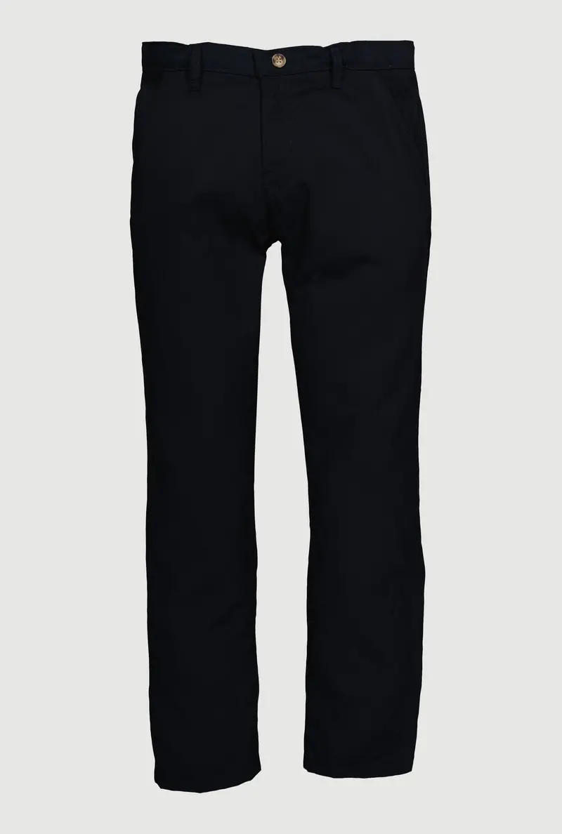 Boys' Classic-Fit Straight-Leg Chino Pants, Sizes 8–14 1