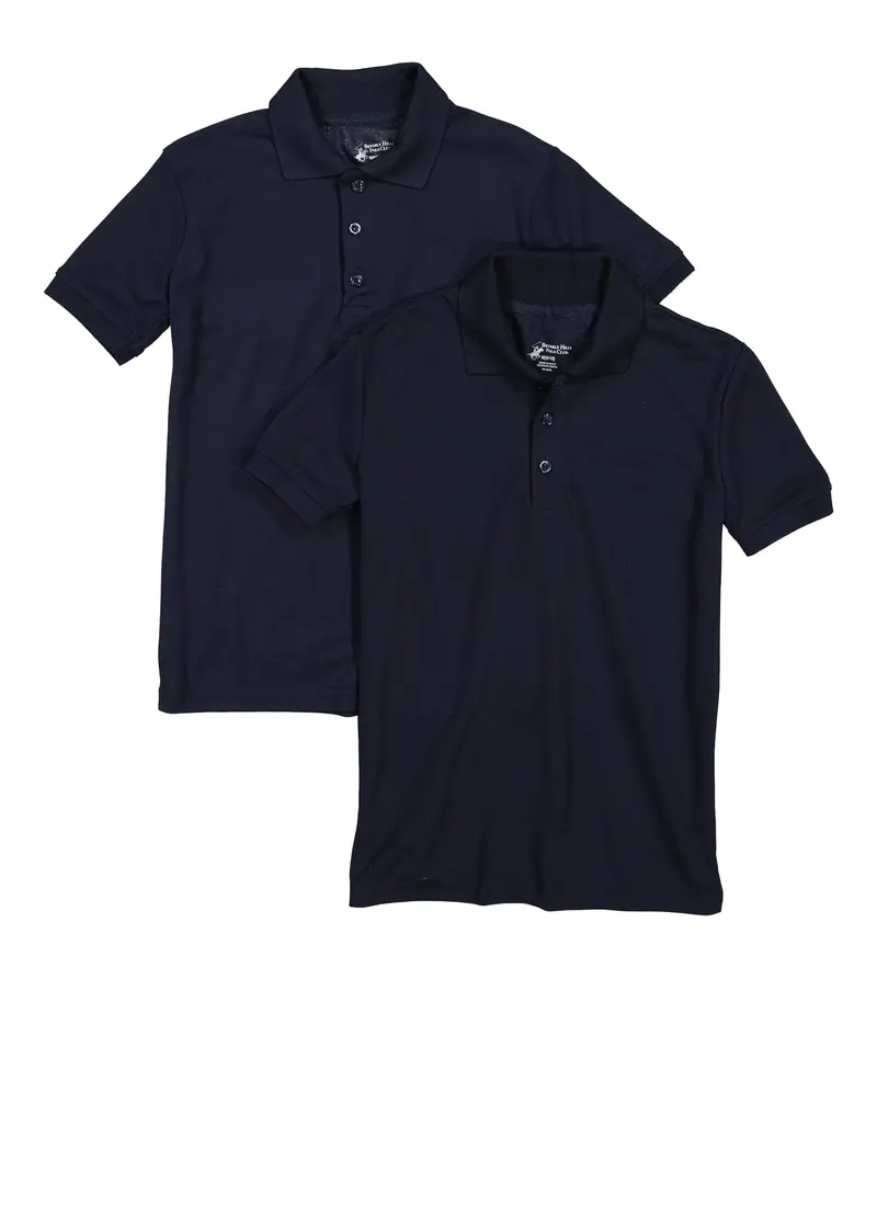 Boys' Polo Shirt Set (2-Pack), Sizes 8–16 1