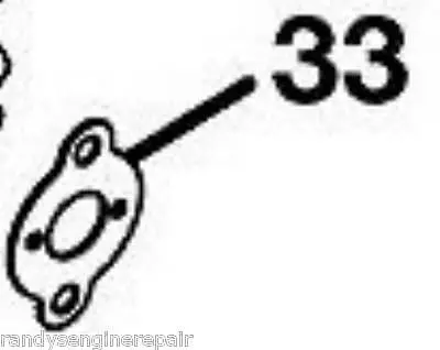 Carburetor Heat Dam Gasket (Part #901552002) For Ryobi, Craftsman, And Homelite Power Equipment 1