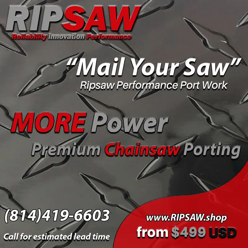 Chainsaw Porting Service – Ship Your Saw For Ripsaw Engine Optimization 1