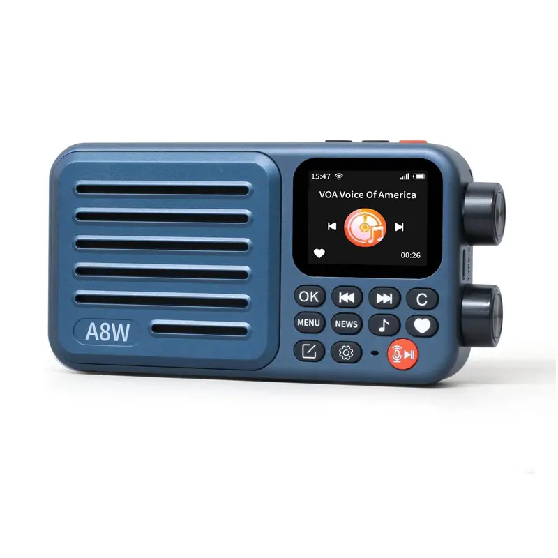 Choyong A8W Smart Internet Radio – Portable Wi-Fi/4G Enabled, Fm Tuner, 4000+ Preloaded Stations, 2000Mah Battery & Alarm Clock 1