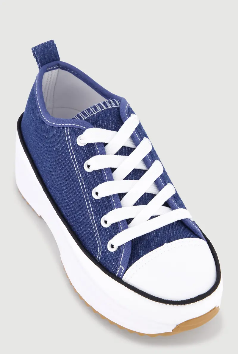 Chunky Platform Canvas Sneakers For Everyday Style 1