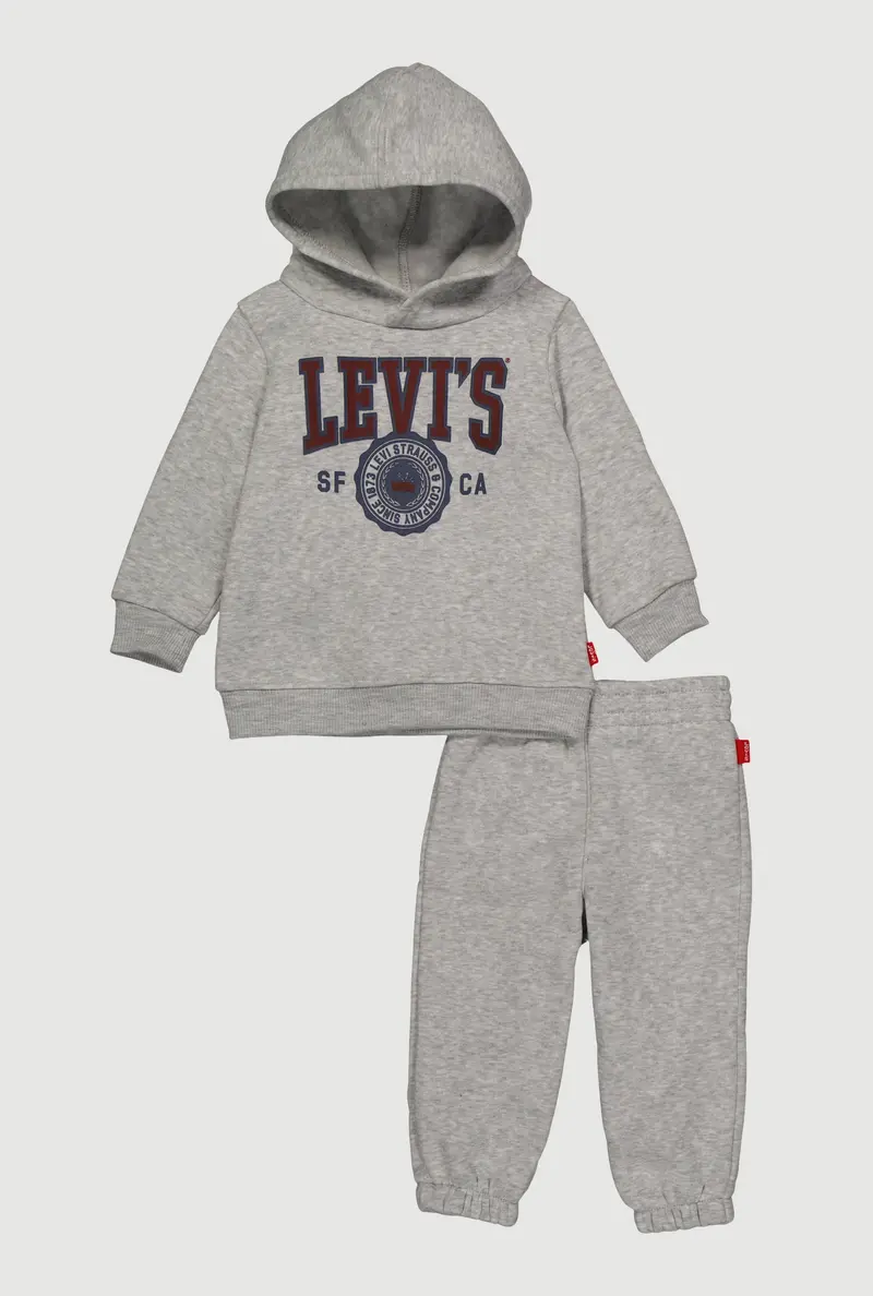 Classic Levi'S® Hoodie And Sweatpants Outfit For Baby Boys, 12–24 Months 1