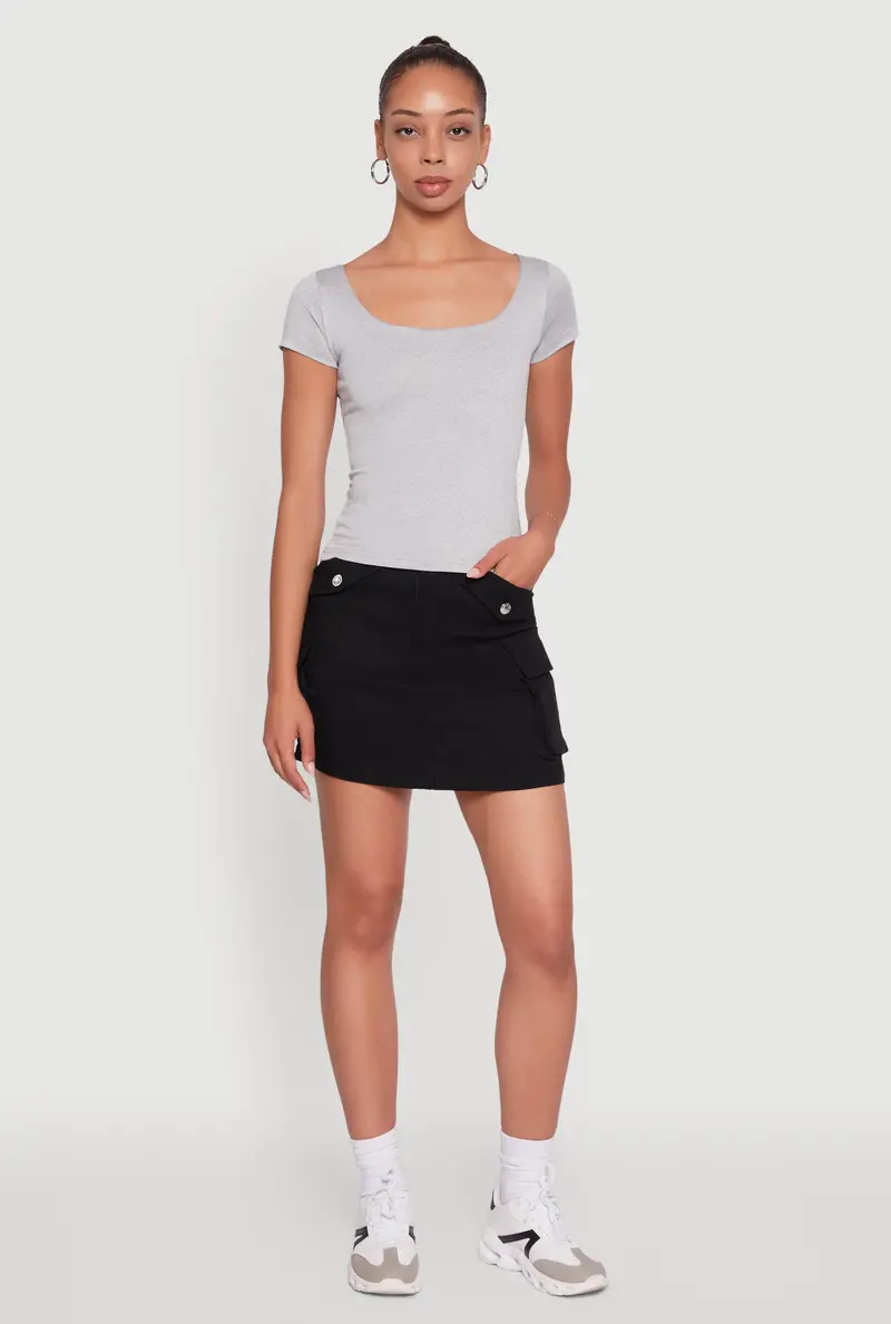 Daisy Classic-Fit Scoop-Neck T-Shirt 1