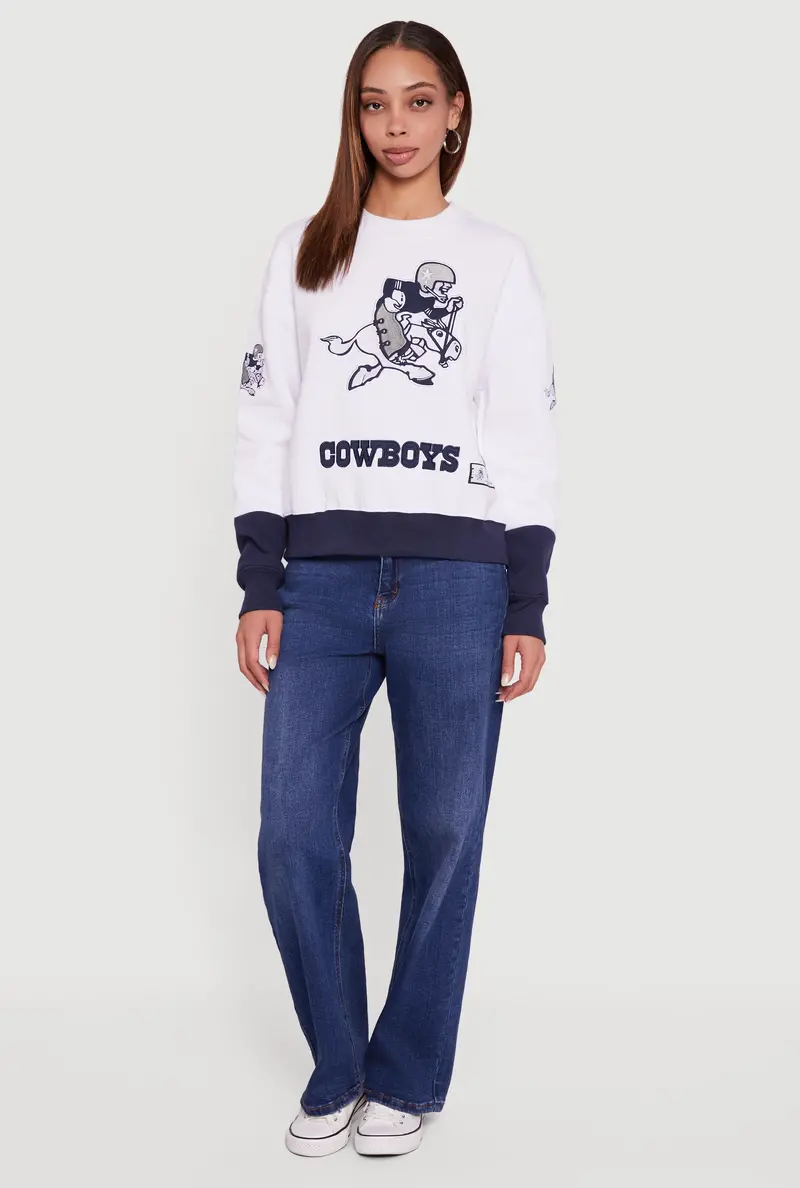 Dallas Cowboys Nfl Pullover Hoodless Sweatshirt 1