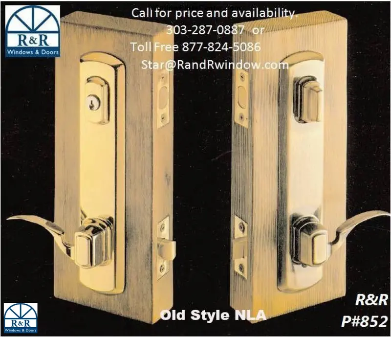Discontinued 1200 Series W&F Handle Set – 6" Center-To-Center Bore (Replacement Options Listed) 1
