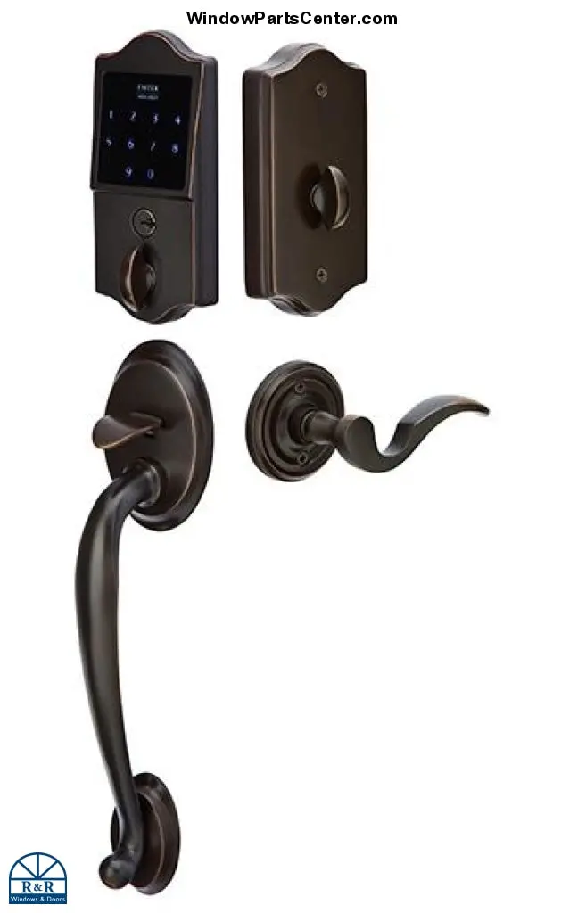 Emtek Emtouch Classic Electronic Entry Set – Single-Cylinder Smart Door Lock