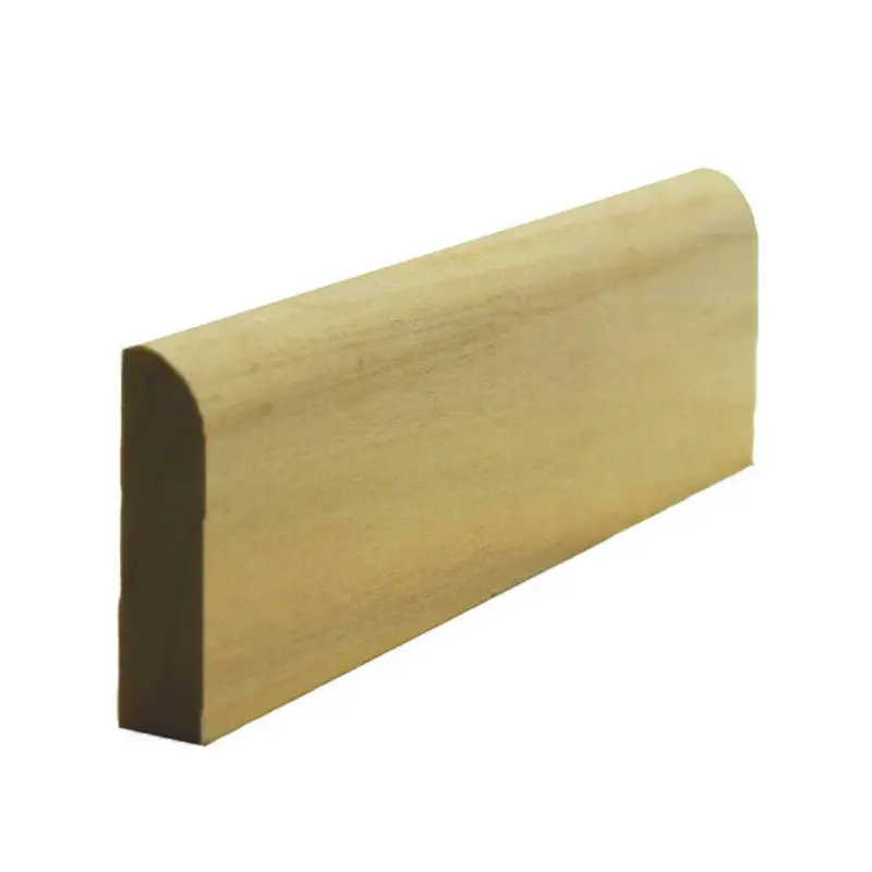 Ewbs16 Unfinished Flat Baseboard Shoe With Radius – 1-1/4″ H × 5/16″