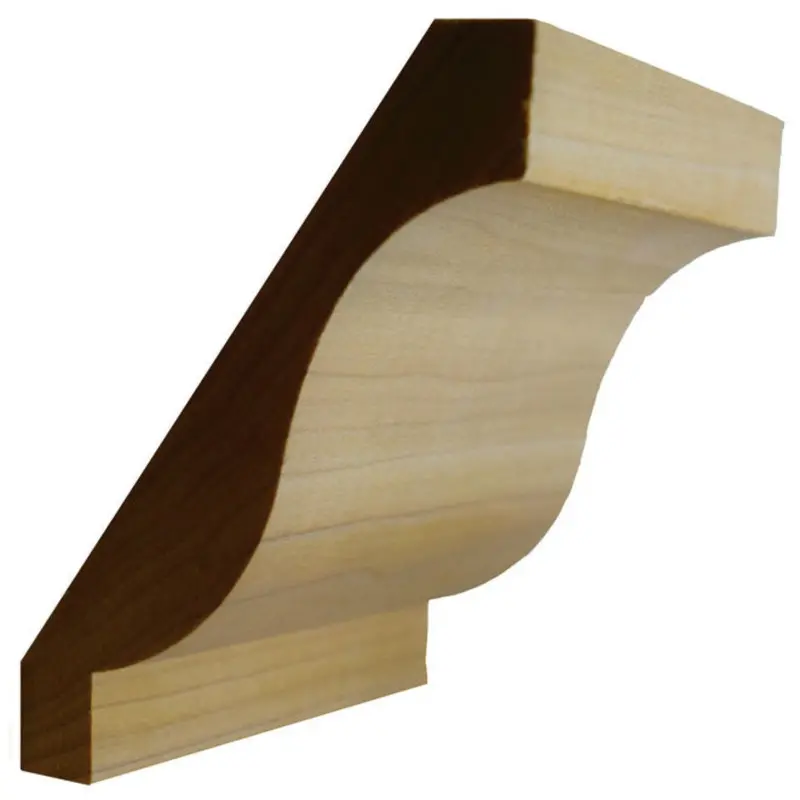 Ewcr16 Unfinished Crown Molding – 1-1/16" × 6-3/16", 5" H × 3-5/8" D 1