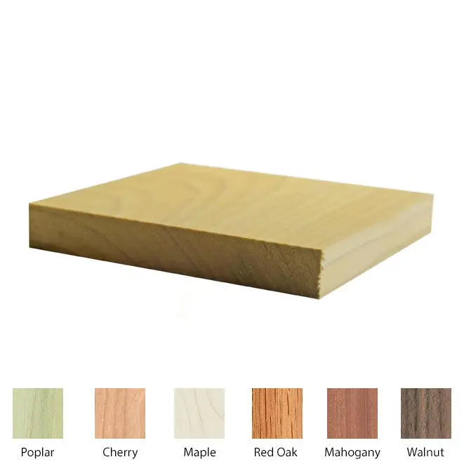 Ewws53 Unfinished Windowsill Stool – Square Edge Design 1