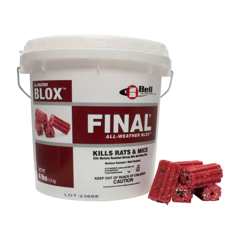 Final Blox Rodenticide Blocks – 4.1 Kg (License Required) 1