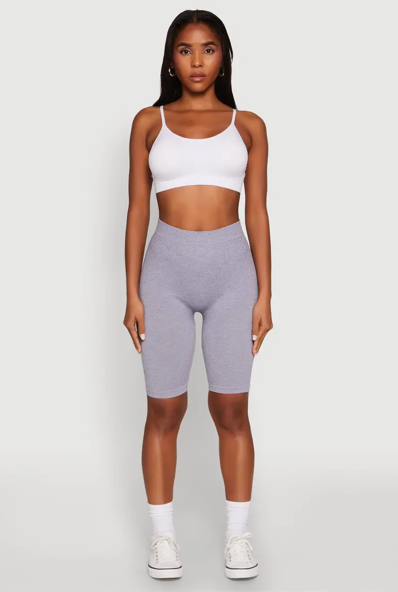 High-Waisted Seamless Biker Shorts For Women 1