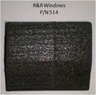 Hurd Fiberglass Sill Dust Block – New-Style, Effective Feb 1996 (Model 514) 1