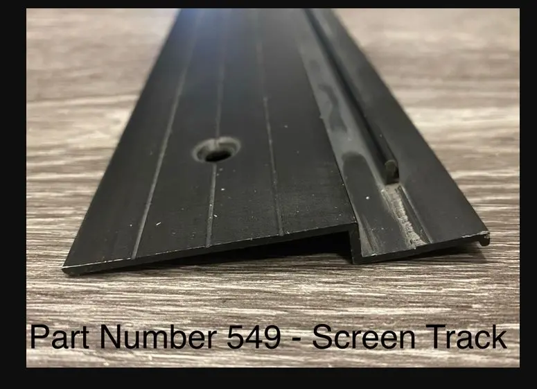 Hurd Screen Track Replacement – Aluminum Or Vinyl-Compatible (Model 549) 1
