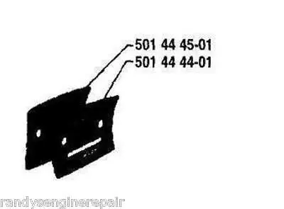 Husqvarna Bar Mounting Plates – Oem 501444401 & 501444501 For 266, 268, 61, 272, And More 1