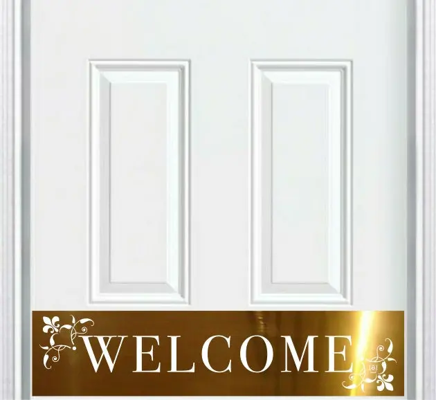 Johnson’S Welcome Engraved Kick Plate – Stylish, Premium Door Armor