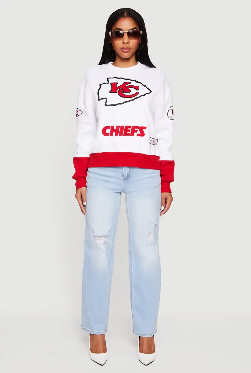 Kansas City Chiefs Nfl Graphic-Print Pullover Sweatshirt 1