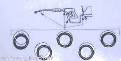 Kärcher Hose Nozzle O-Ring Seal (Part #2.880-296.0 / 2.880-990.0) 1
