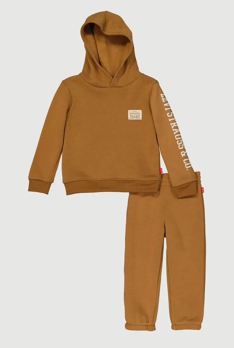 Levi’S® Graphic Hoodie And Sweatpants Set For Toddler Boys 1