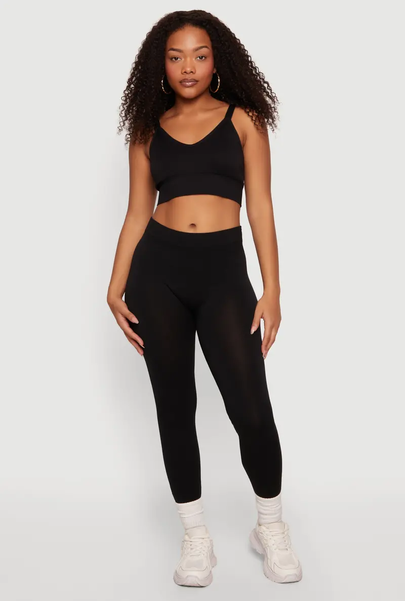 Lightweight Seamless Everyday Basic Leggings 1