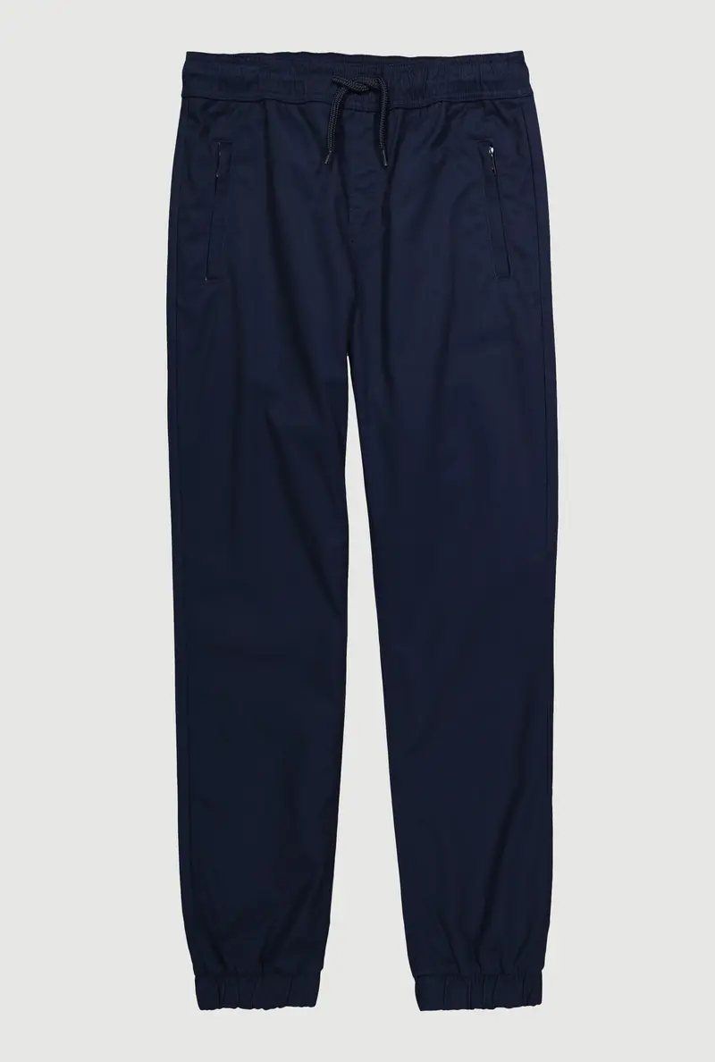 Mid-Rise Drawstring Joggers For Boys – Sizes 8–14 1