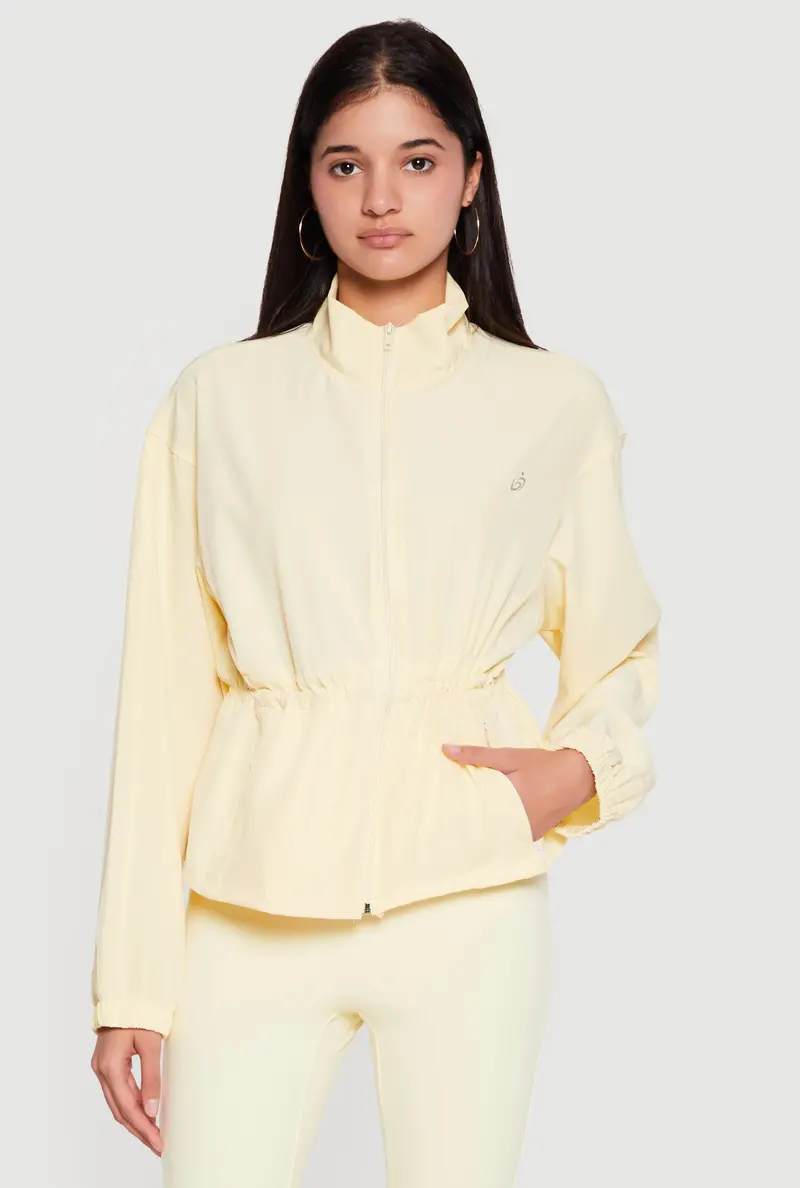 Mock-Neck Sweatshirt – Tailored Waistband And Front Zip 1
