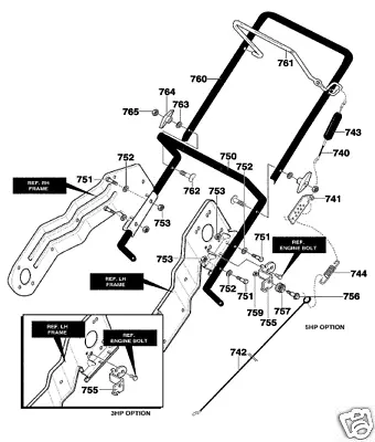 Murray Top-Handle Snowblower Assembly With Mounting Hardware 1