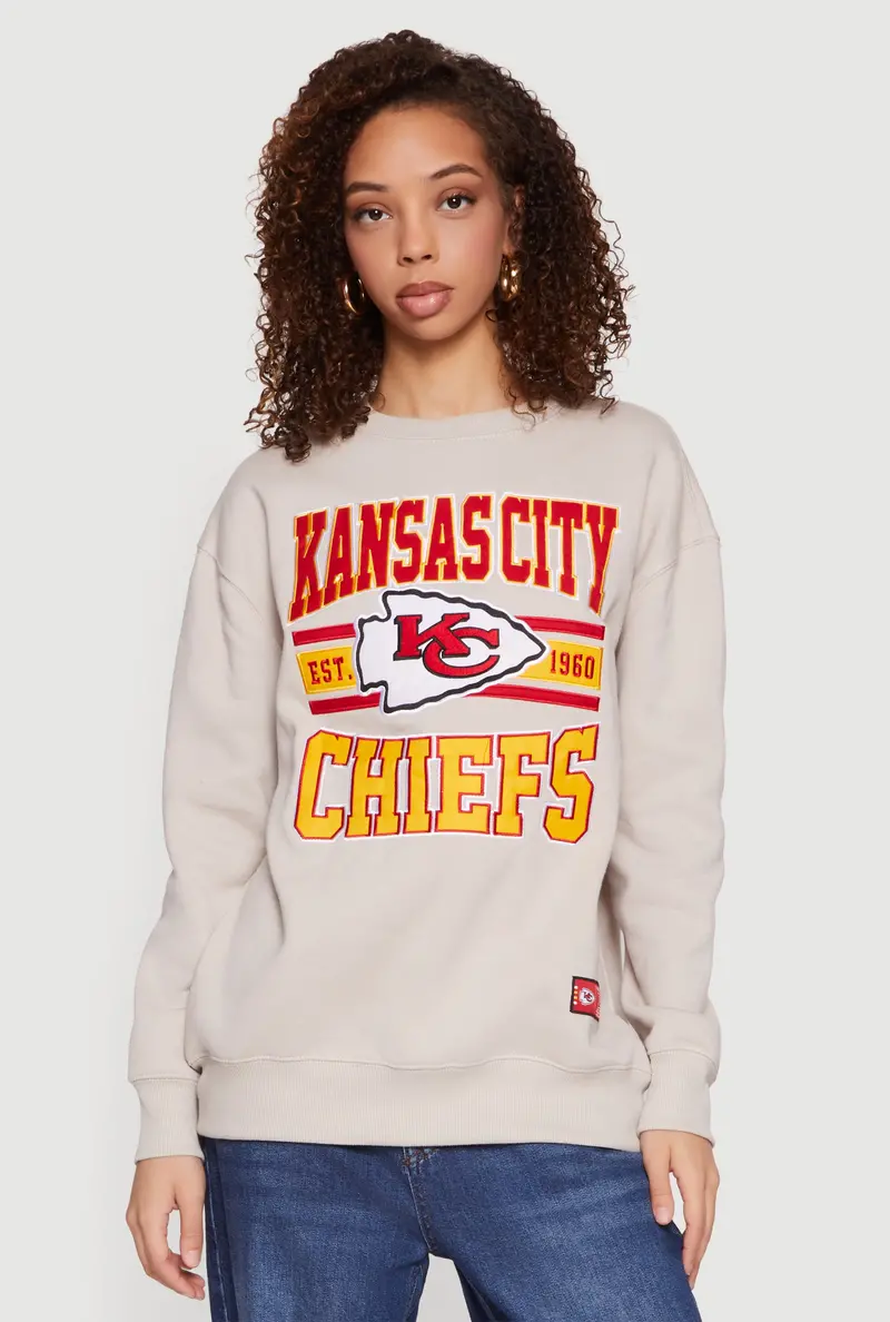 Nfl Kansas City Chiefs Fleece Pullover Sweatshirt 1