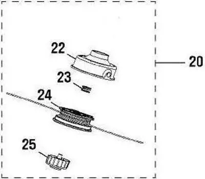 Oem Trimmer Head Assembly – Fits Craftsman, Ryobi & Toro Units (#983797001 / 000998265) 1