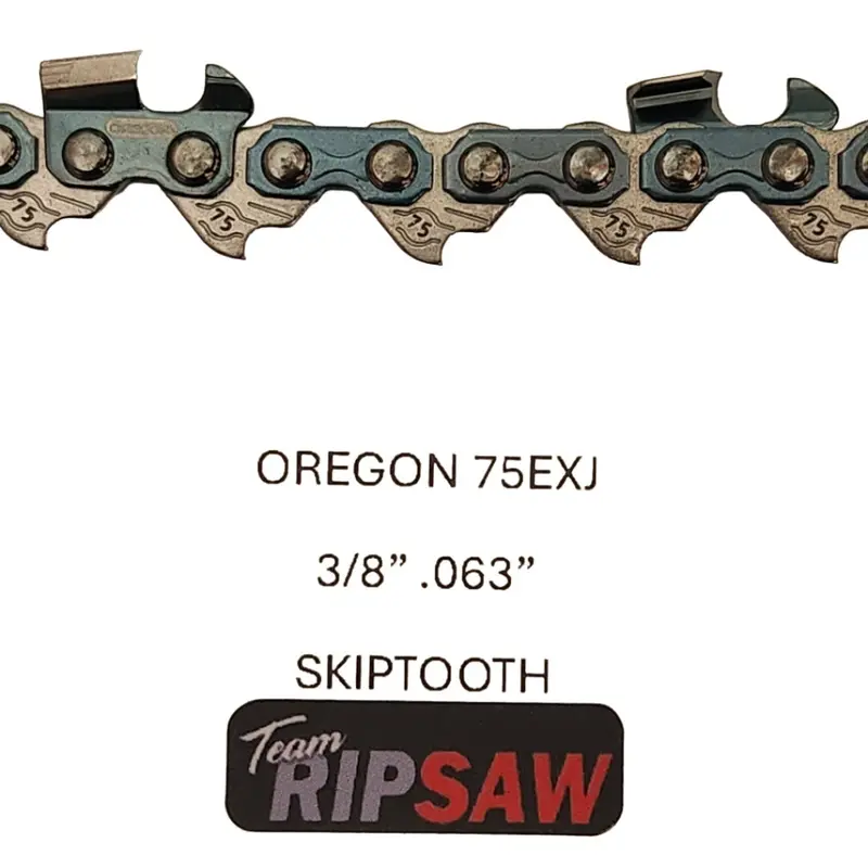 Oregon 75Exj Skip Chain – 3/8" Pitch, .063" Gauge – 2-Pack, Select Length 1