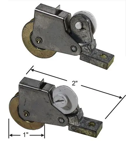 Patio Door Screen Roller Replacement Kit – 2-Pack 1