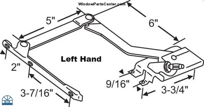 Pella Casement Window Roto Sill-Mounted Operator 1