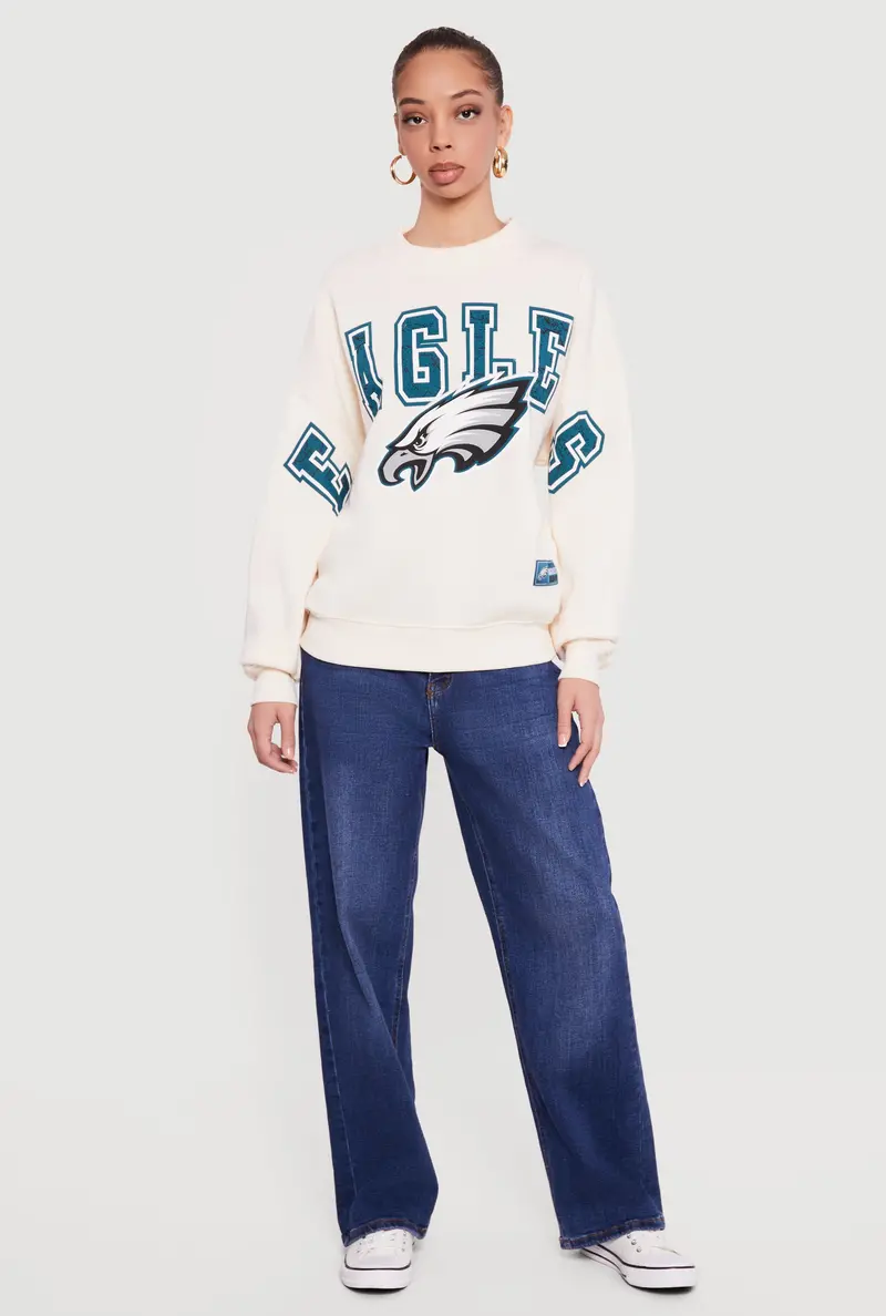 Philadelphia Eagles Nfl Pullover Hoodless Sweatshirt 1