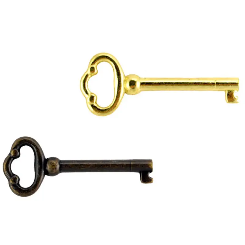 Plain Skeleton Key – Timeless, Functional Fit For Vintage Furniture Locks 1