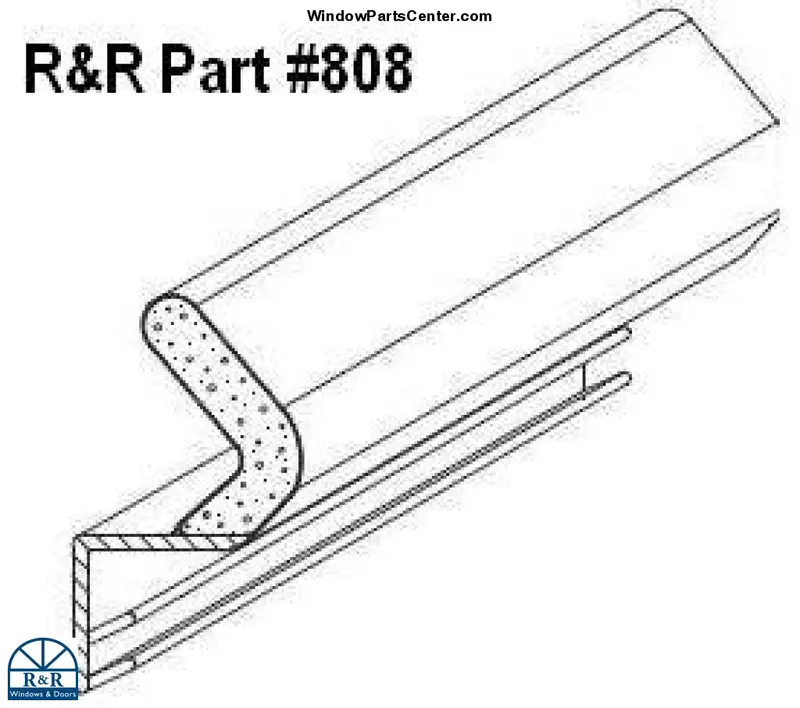 Q-Lon Weatherstrip Seal For Inswing Patio Doors – Model 808 1