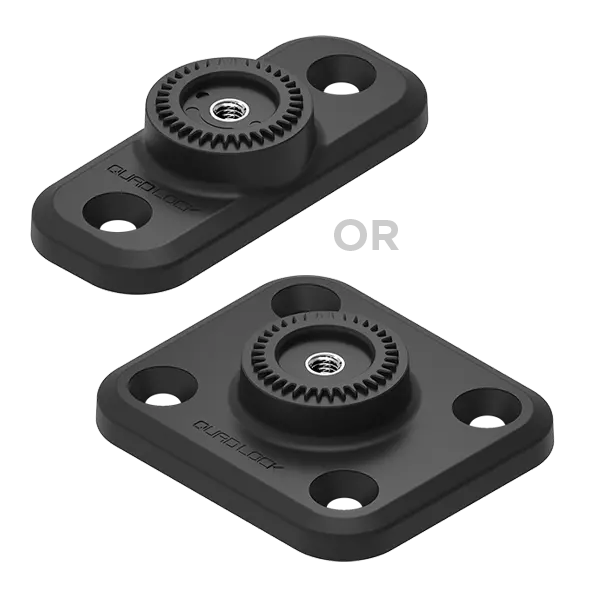 Quad Lock 360 Flat Rectangular Base For Smooth Surfaces 1