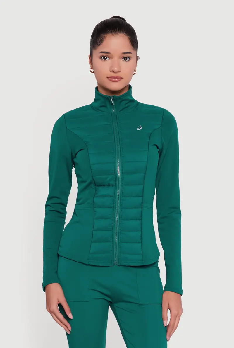 Quilted Hybrid Activewear Jacket 1