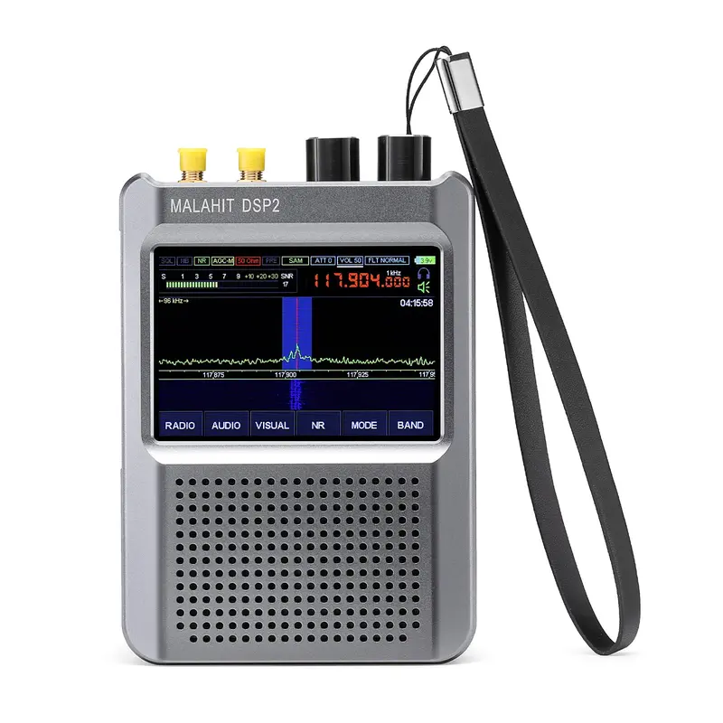 Raddy Malahit Dsp2 Sdr Receiver – V2.4 Firmware, Ips Touchscreen, Multi-Mode (Am/Ssb/Cw/Ft8), 5000Mah Battery, Built-In Cw Decoder 1