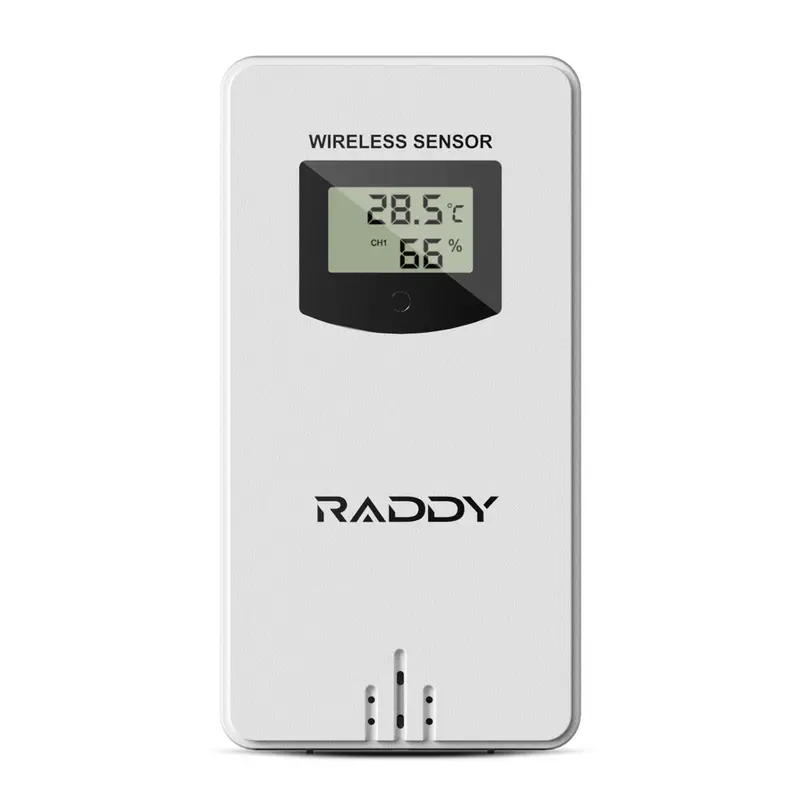 Raddy R3 Wireless Remote Sensor – Compatible With Dt6, Wm6 & Wf-55C Pro Weather Stations 1