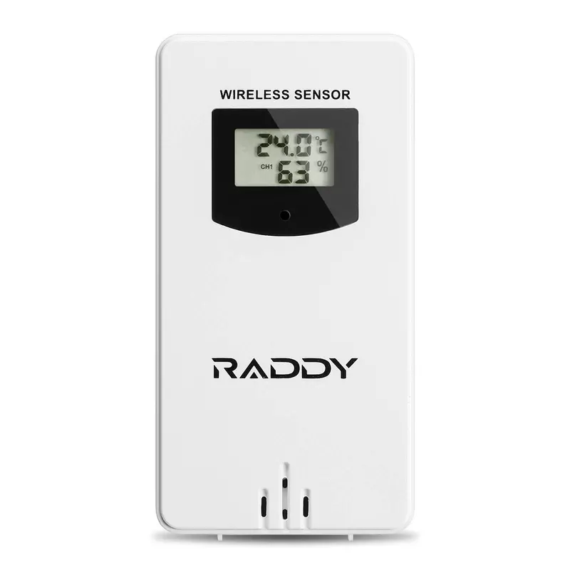 Raddy R7 Remote Temperature/Humidity Sensor For N75/N80 Weather Stations And Pt-3 Pool Thermometers 1